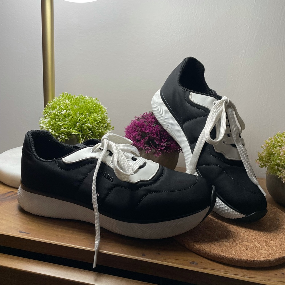 Prada nylon sneakers